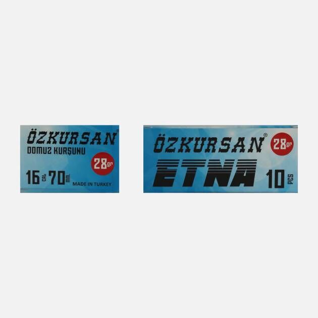 Özkursan Etna Domuz Kurşunu Av Fişeği 16 Cal 28 Gr