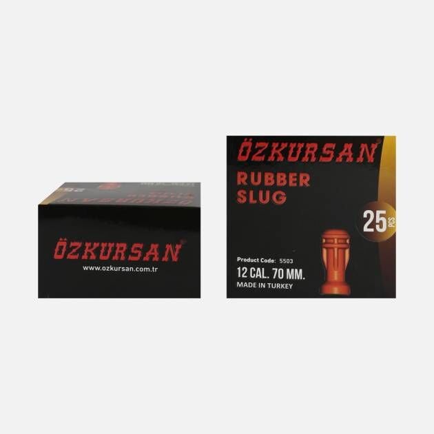Özkursan Rubber Slug Fişeği 12 Cal