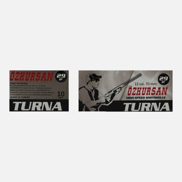 Özkursan Turna Av Fişeği 12 Cal 29 Gr