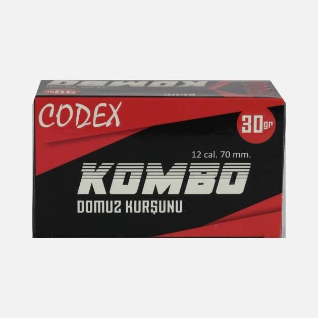 Codex Kombo Domuz Kurşunu Av Fişeği 12 Cal 30 Gr