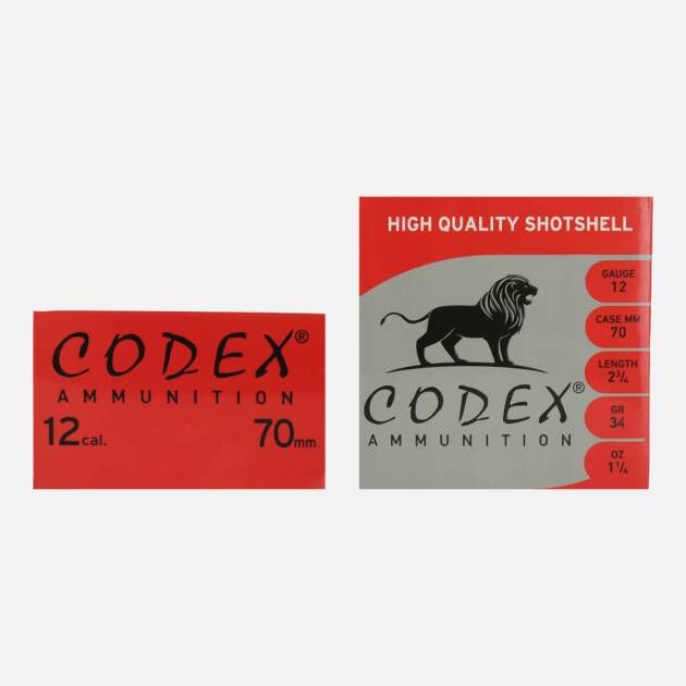Codex Av Fişeği 12 Cal 34 Gr