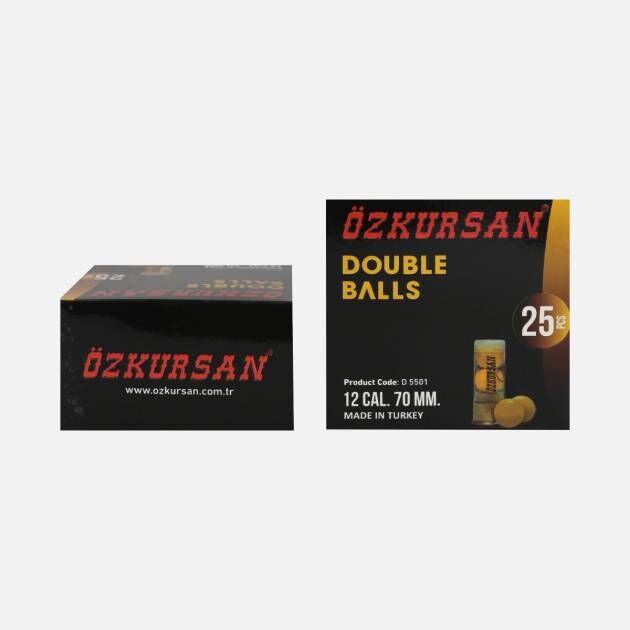 Özkursan Double Balls Av Fişeği 12 Cal 70 mm