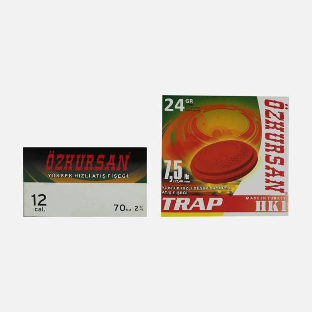 Özkursan Trap HK1 Av Fişeği 12 Cal 24 Gr No: 7,5