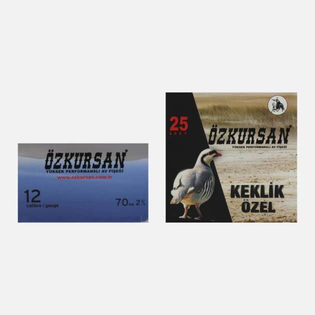 Özkursan Keklik Özel Av Fişeği 12 Cal 70 mm