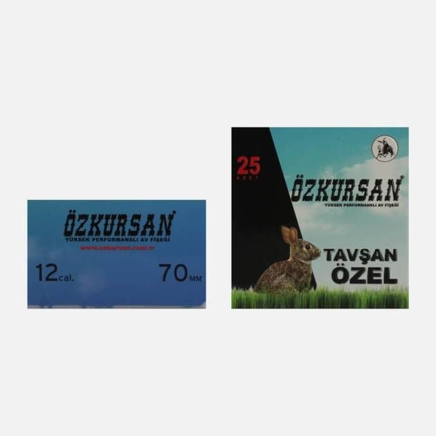 Özkursan Tavşan Özel Av Fişeği 12 Cal 70 mm