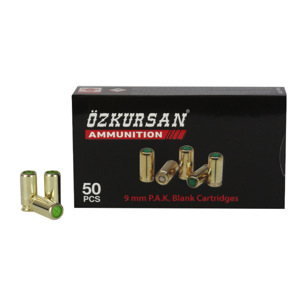 Özkursan Kurusıkı Fişek 9 mm P.A.K. Blank Cartridge