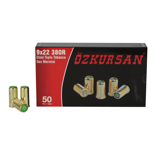 Özkursan Uzun Toplu Tabanca Ses Mermisi 9x22 380R