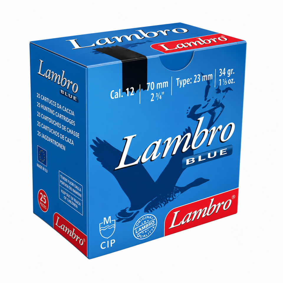 Lambro Blue Av Fişeği 12 Cal 34 Gr
