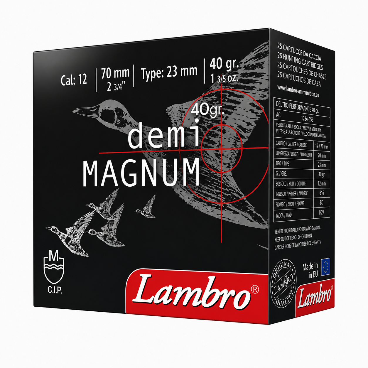 Lambro Magnum Dem 1 Av Fişeği 12 Cal 40 Gr