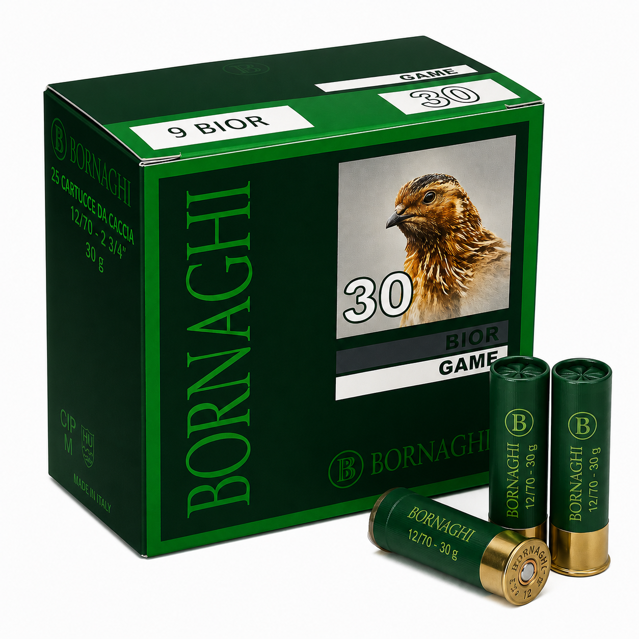 Bornaghi Bior Game 30 Av Fişeği 12 Cal 30 Gr