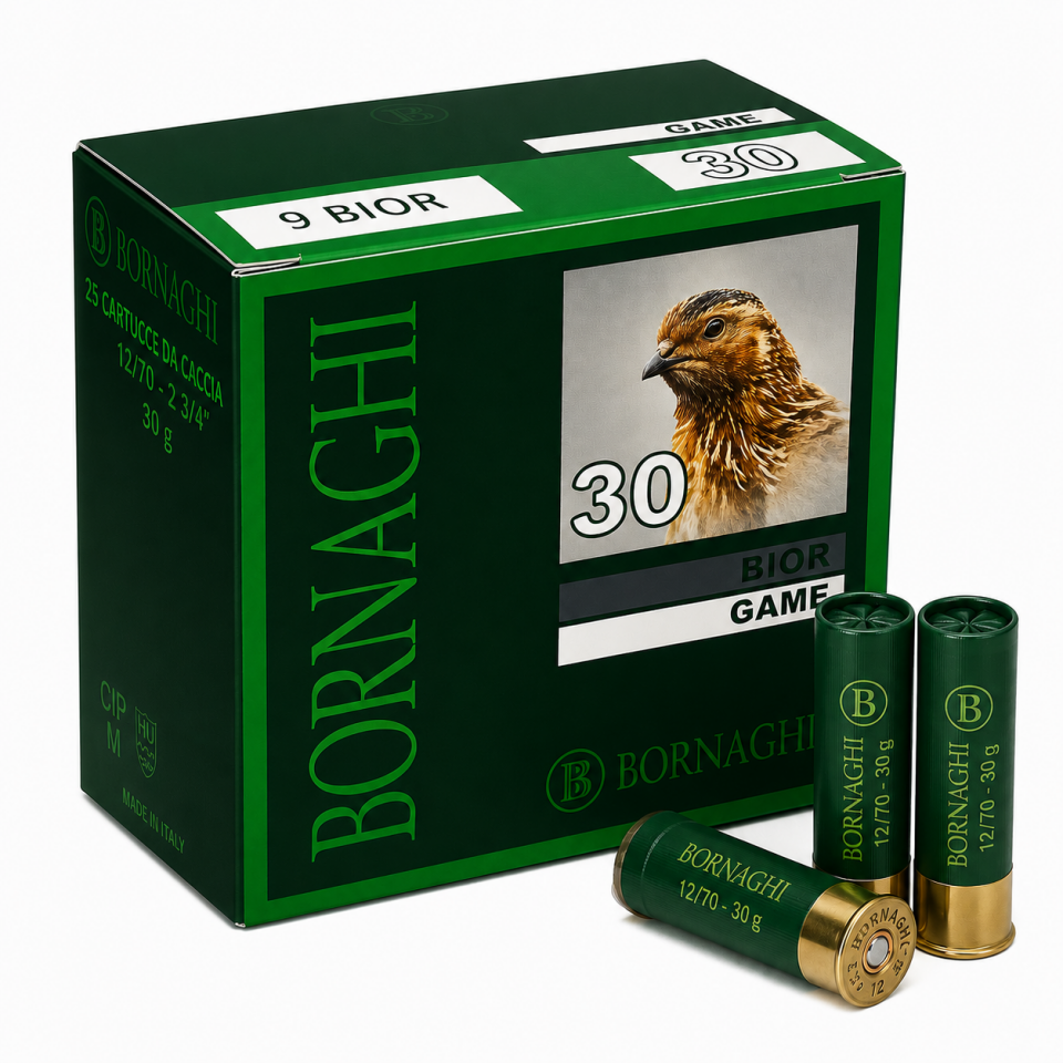 Bornaghi Bior Game 30 Av Fişeği 12 Cal 30 Gr