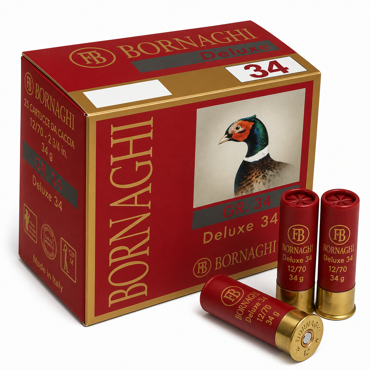 Bornaghi Deluxe 34 Av Fişeği 12 Cal 34 Gr