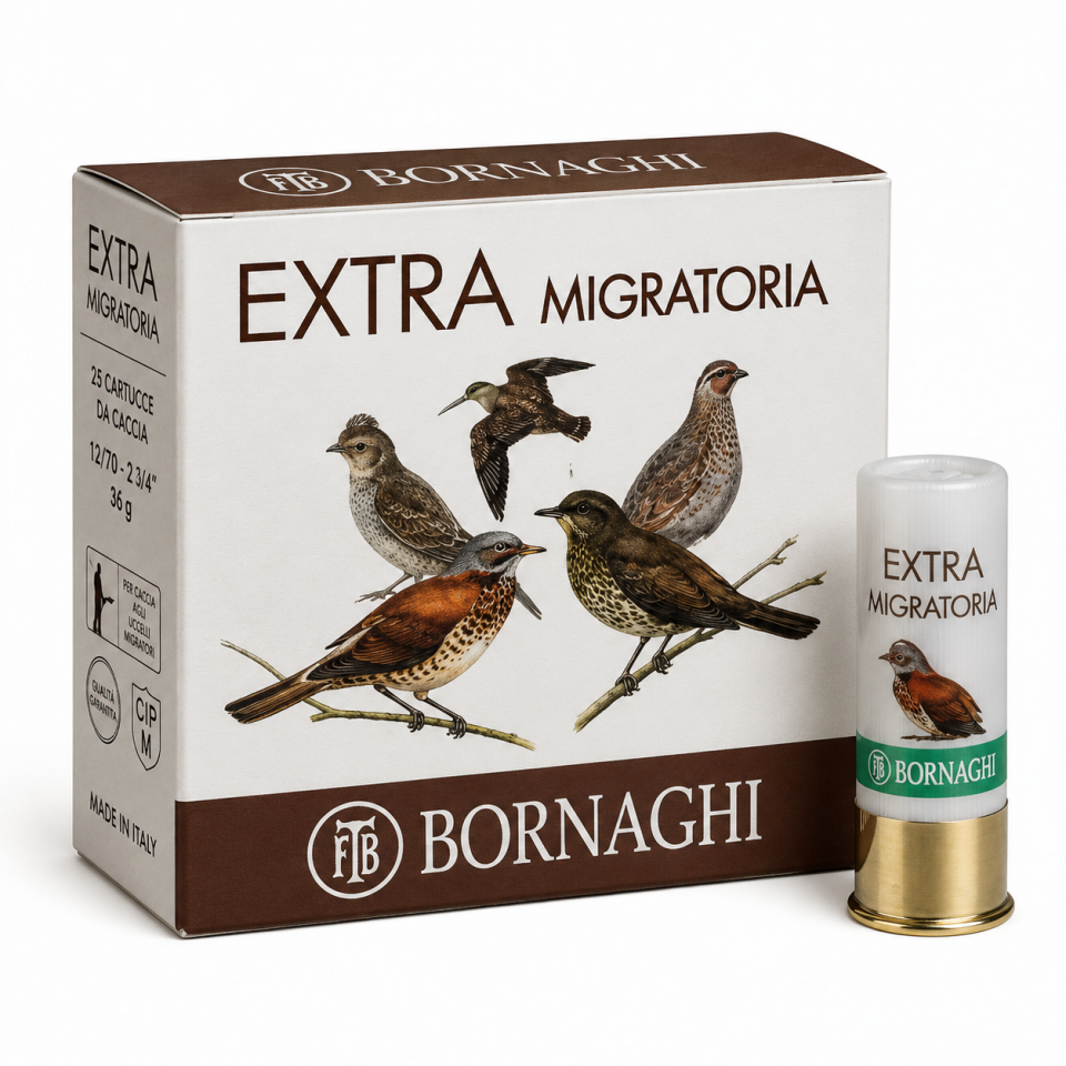 Bornaghi Extra Migratoria 12 Cal 36 Gr Av Fişeği