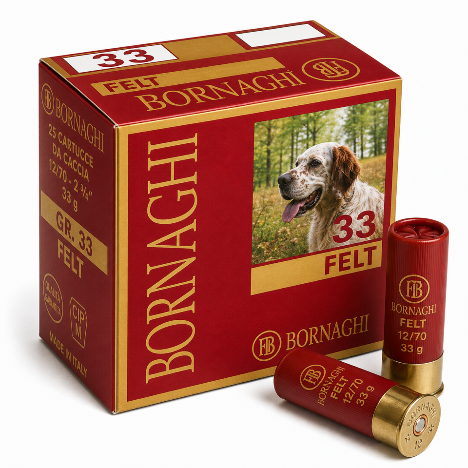 Bornaghi Felt 33 Av Fişeği 12 Cal 33 Gr