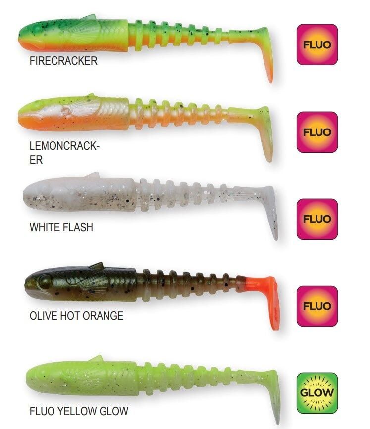 Savage Gear Gobster Shad 9 cm 9 gr Dark Water Mix 5 Pcs
