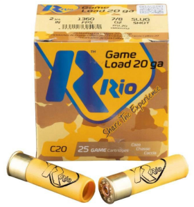 Rio Game Load Slug 20 Cal Tek Kurşun Av Fişeği