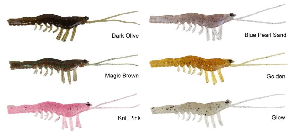 Savage gear LB Manic Shrimp 10 cm 4 Adet Sahte Balık