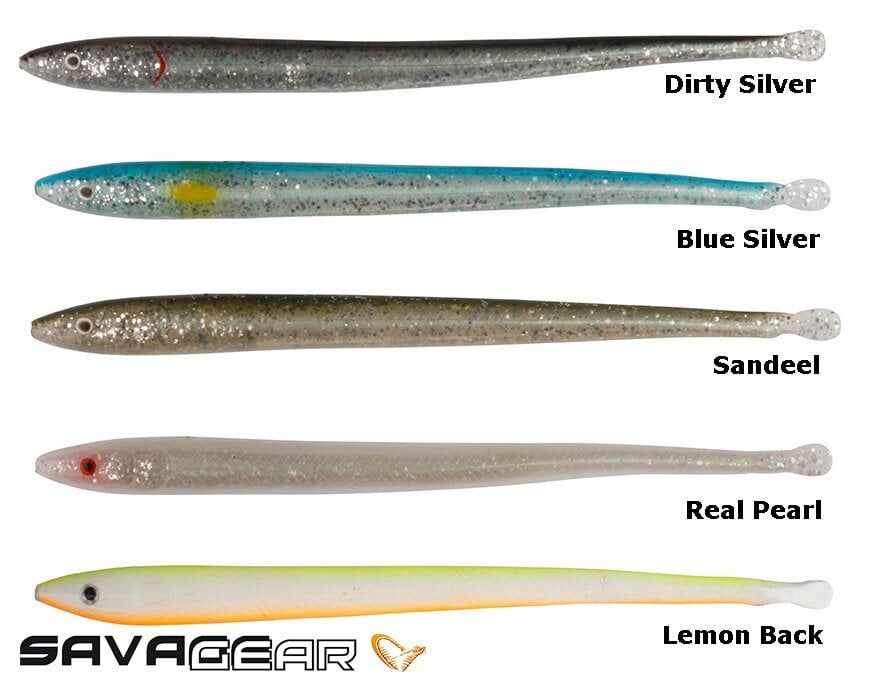 Savage gear LB Sandeel Slug 16.5 cm 5 Adet Sahte Balık