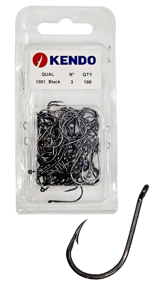 Kendo (1001) Black Nickle Halkalı İğne 100 Adet
