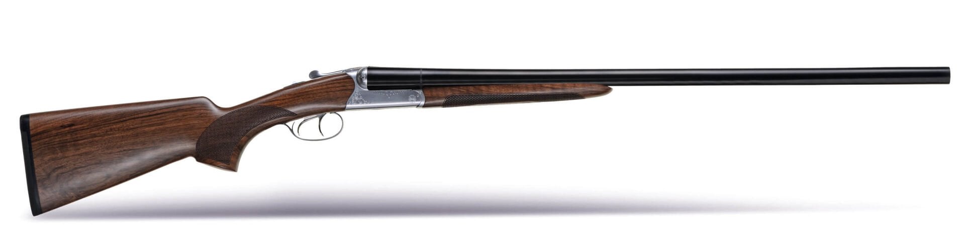 Huğlu 202 B Beyaz Çifte Kırma Yivsiz Av Tüfeği