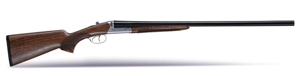 Huğlu 202 B Beyaz Çifte Kırma Yivsiz Av Tüfeği