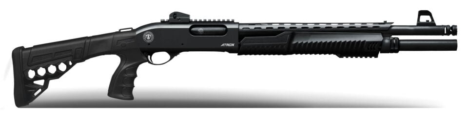 Huğlu Atrox Taktik Plus Teleskopik Pompalı Yivsiz Av Tüfeği