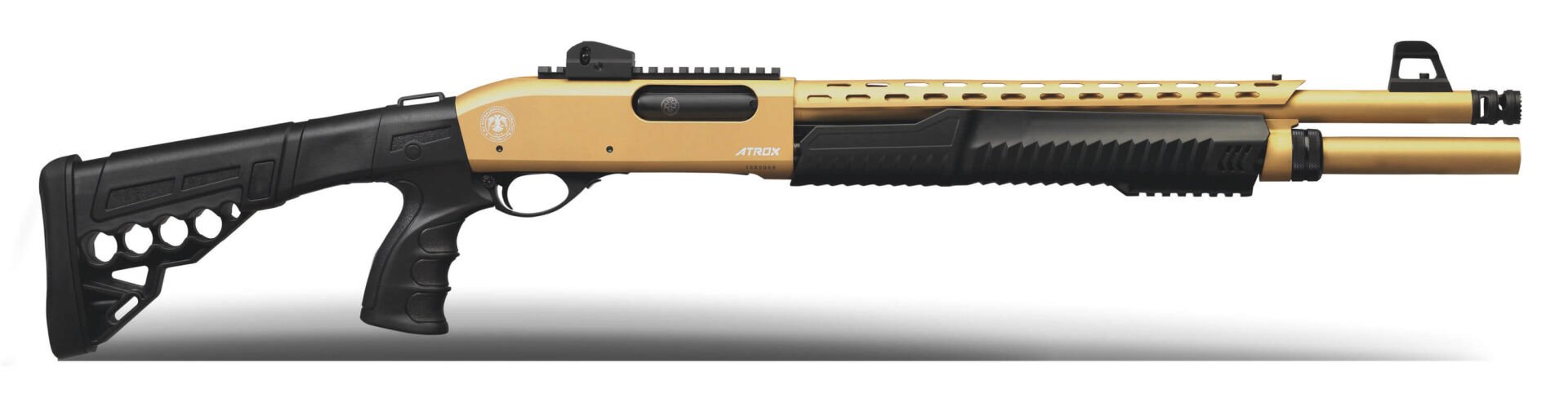Huğlu Atrox Taktik Plus Teleskopik Gold Pompalı Yivsiz Av Tüfeği