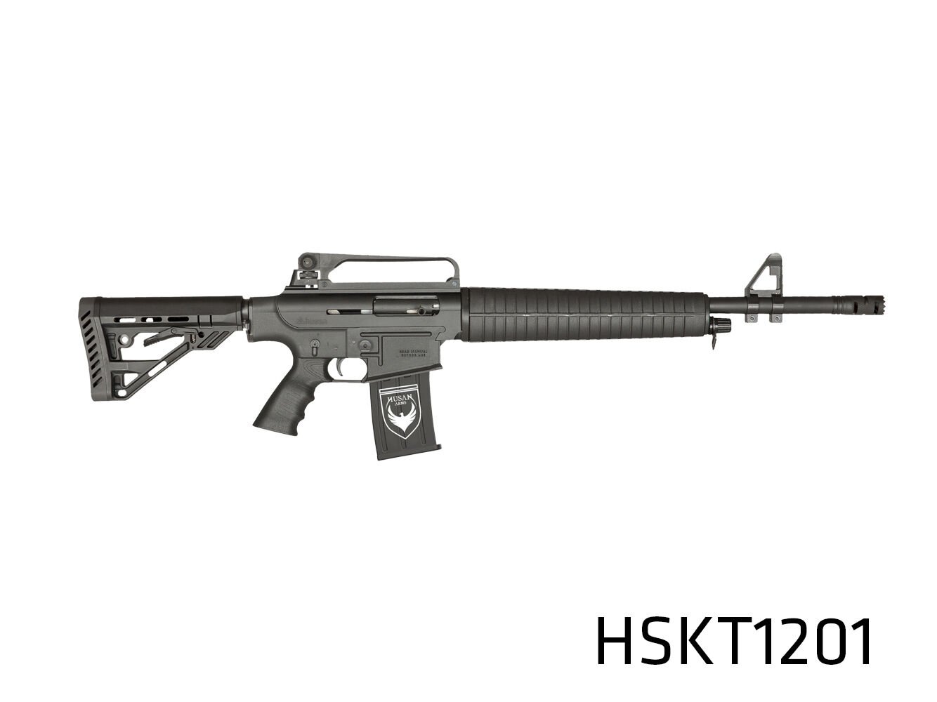 Husan Polimer (Teleskopik Dipçik)  Şarjörlü Yivsiz Av Tüfeği