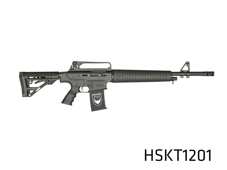 Husan Polimer (Teleskopik Dipçik)  Şarjörlü Yivsiz Av Tüfeği