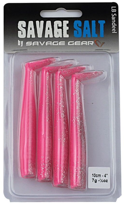 Savage gear Sandeel 10cm 4 Adet 7g 43-Pınk Glıtter Sahte Balık