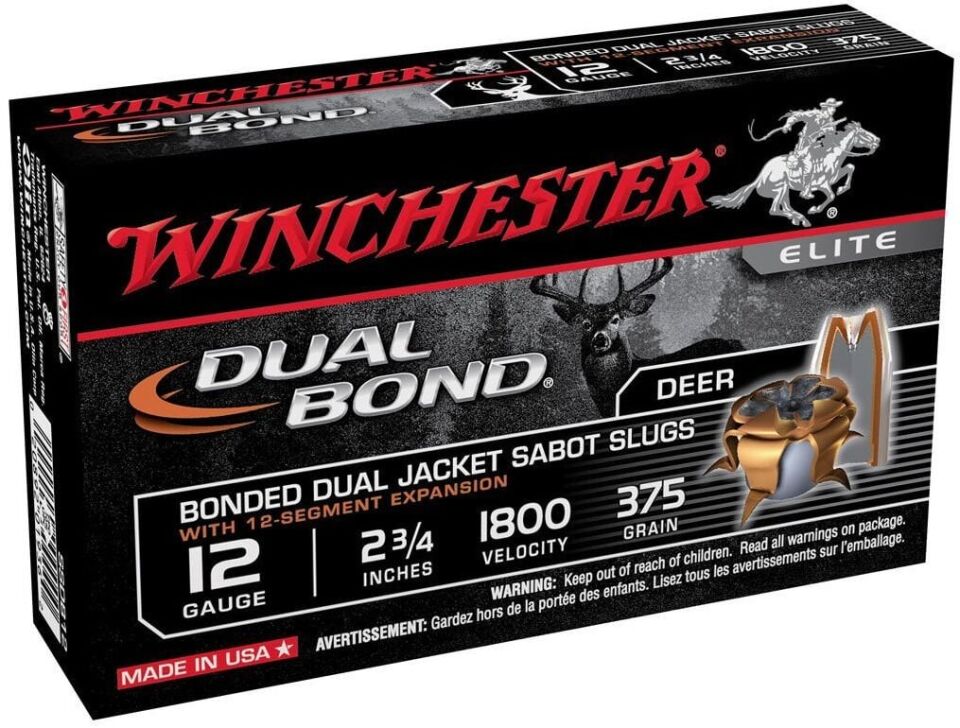Winchester (USA) DUAL BOND JACKET SABOT SLUG TEK KURŞUN  12 CAL