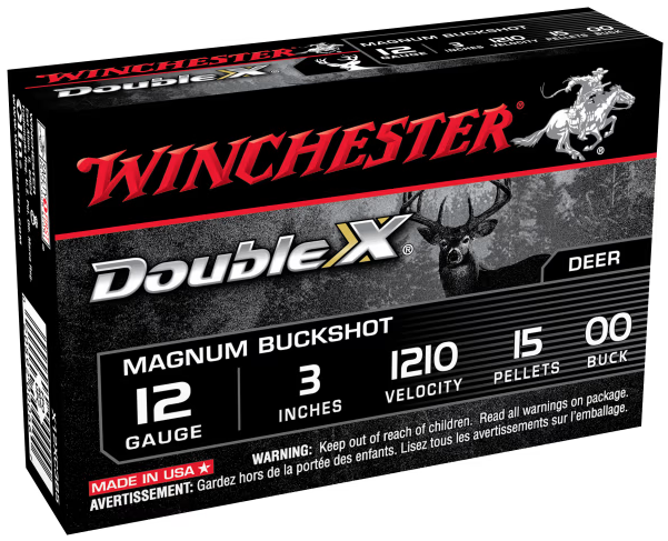 Winchester (USA) DOUBLE-X MAGNUM BUCKSHOT 15 PELLETS  12 CAL