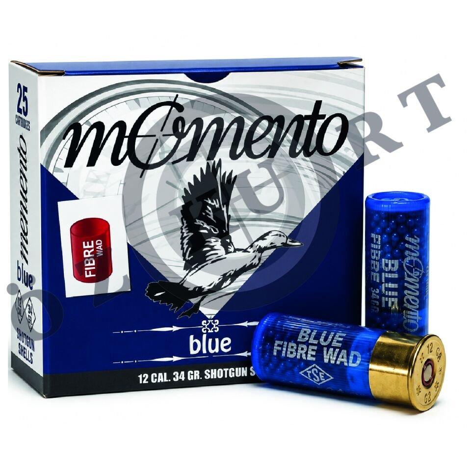 Momento Blue Fibre Av Fişeği 12 Cal 34 Gr