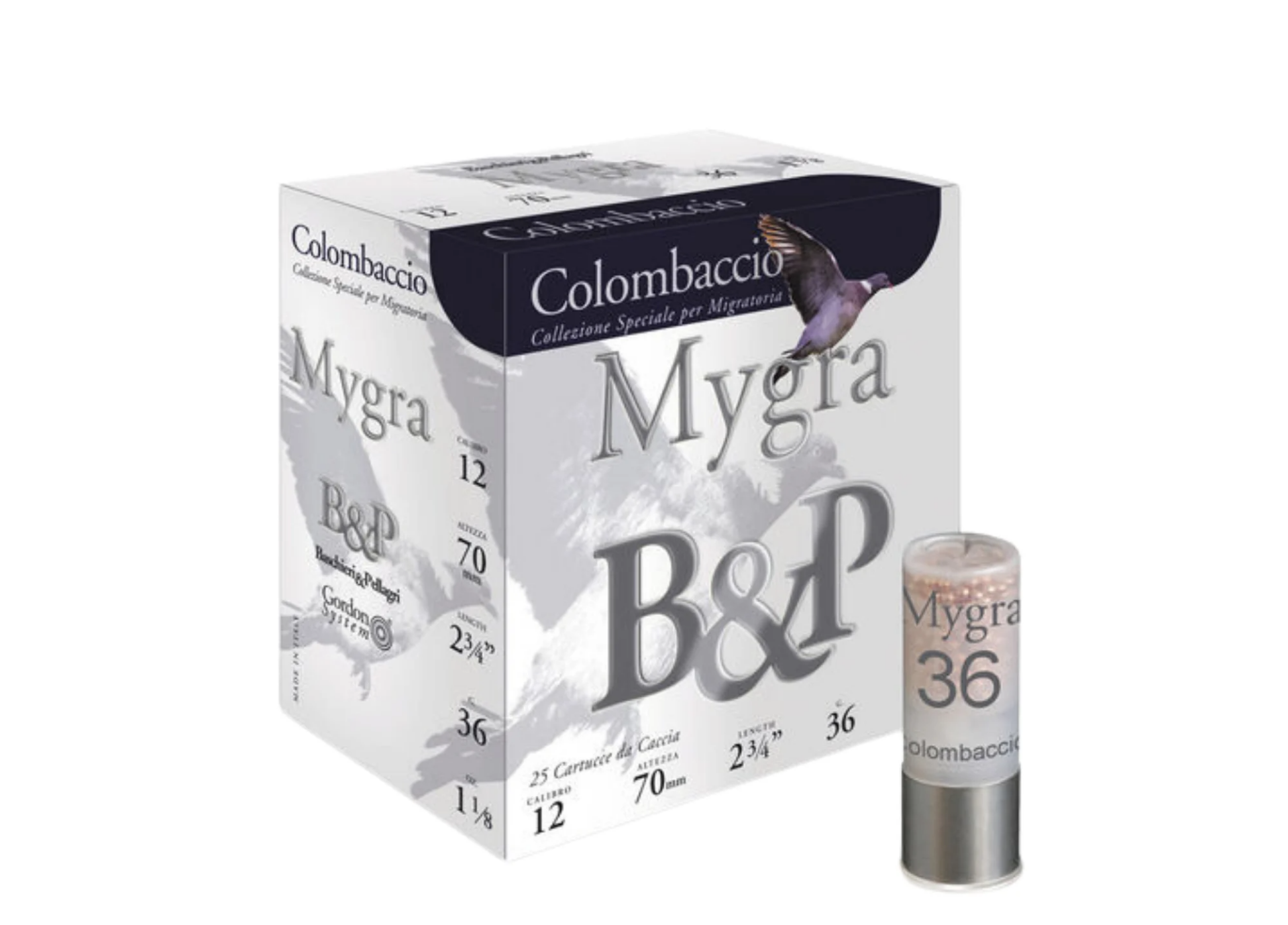B&P MYGRA COLOMBACCIO AV FİŞEĞİ 12 CAL 36 GR