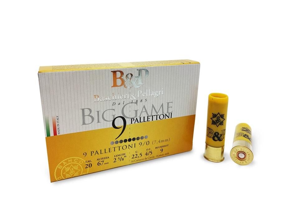 B&P BİG GAME PALLETTİONİ AV FİŞEĞİ 20 CAL 22.5GR
