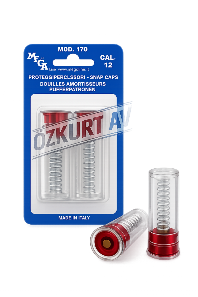 Özkurt AV MegaLine Mod.170 Yaylı İğne Koruyucu Snap Caps 12 Cal