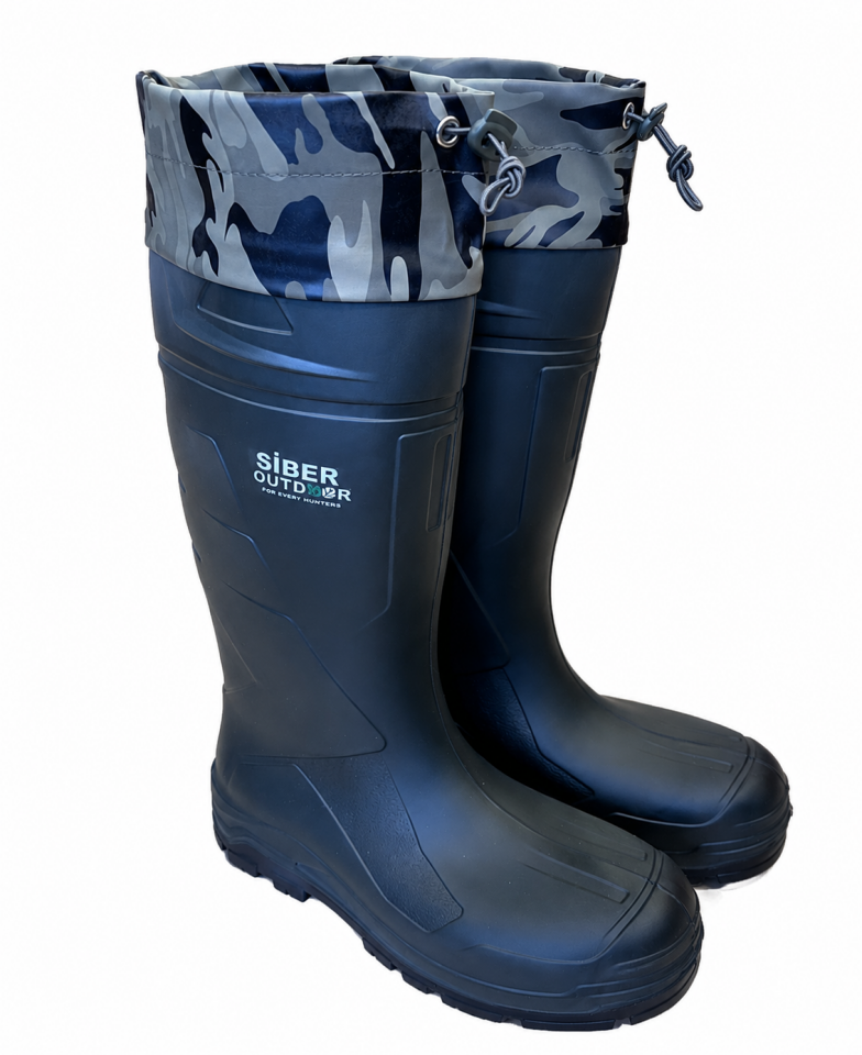 Siber Outdoor Pro Astarlı Kamuflaj Konçlu Çizme