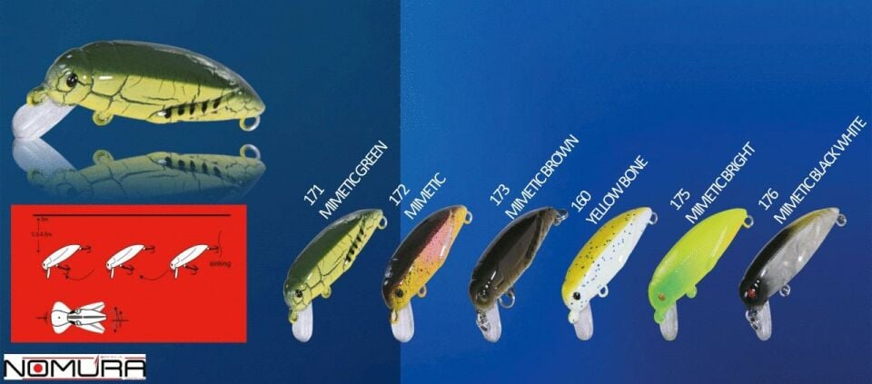 Nomura Norı 3.7cm 2.0gr Sınkıng Sahte Balık