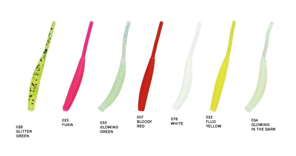 Nomura Long Taıl 5cm 0.5g 12 Adet Lrf Silikonu