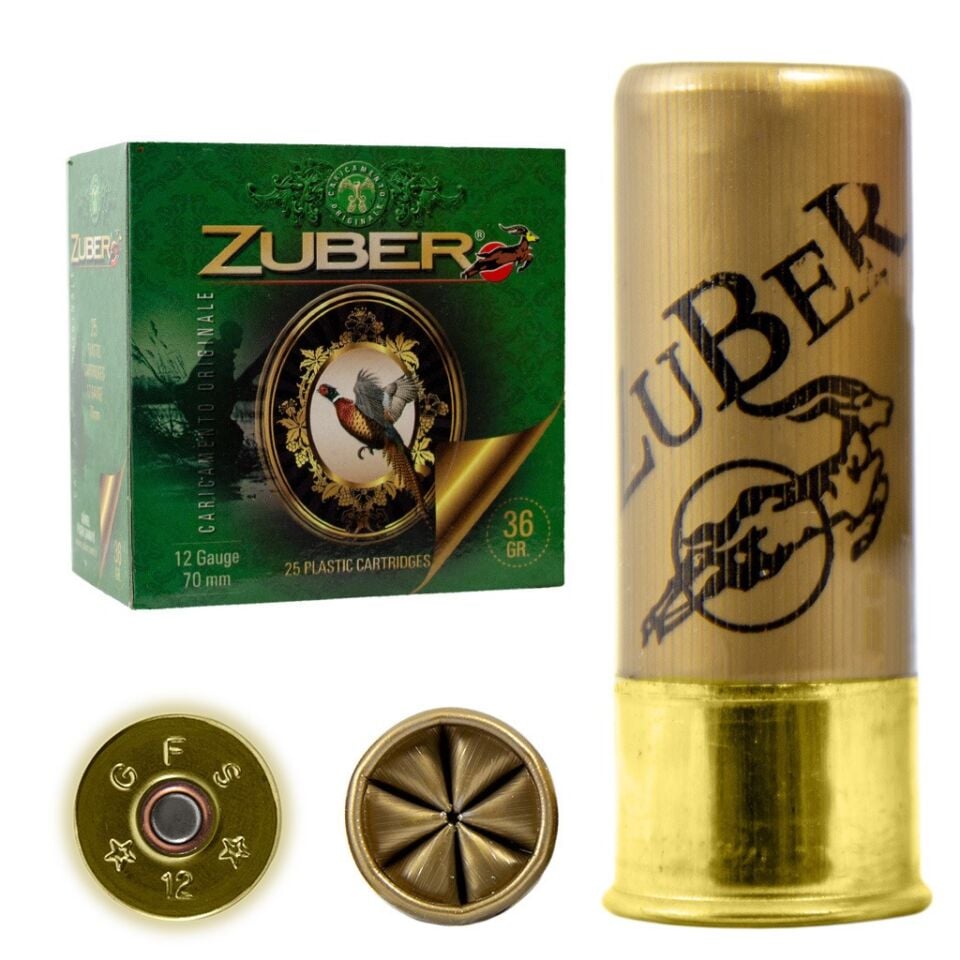 ZUBER BIOR AV FİŞEĞİ 12 CAL 36 GR