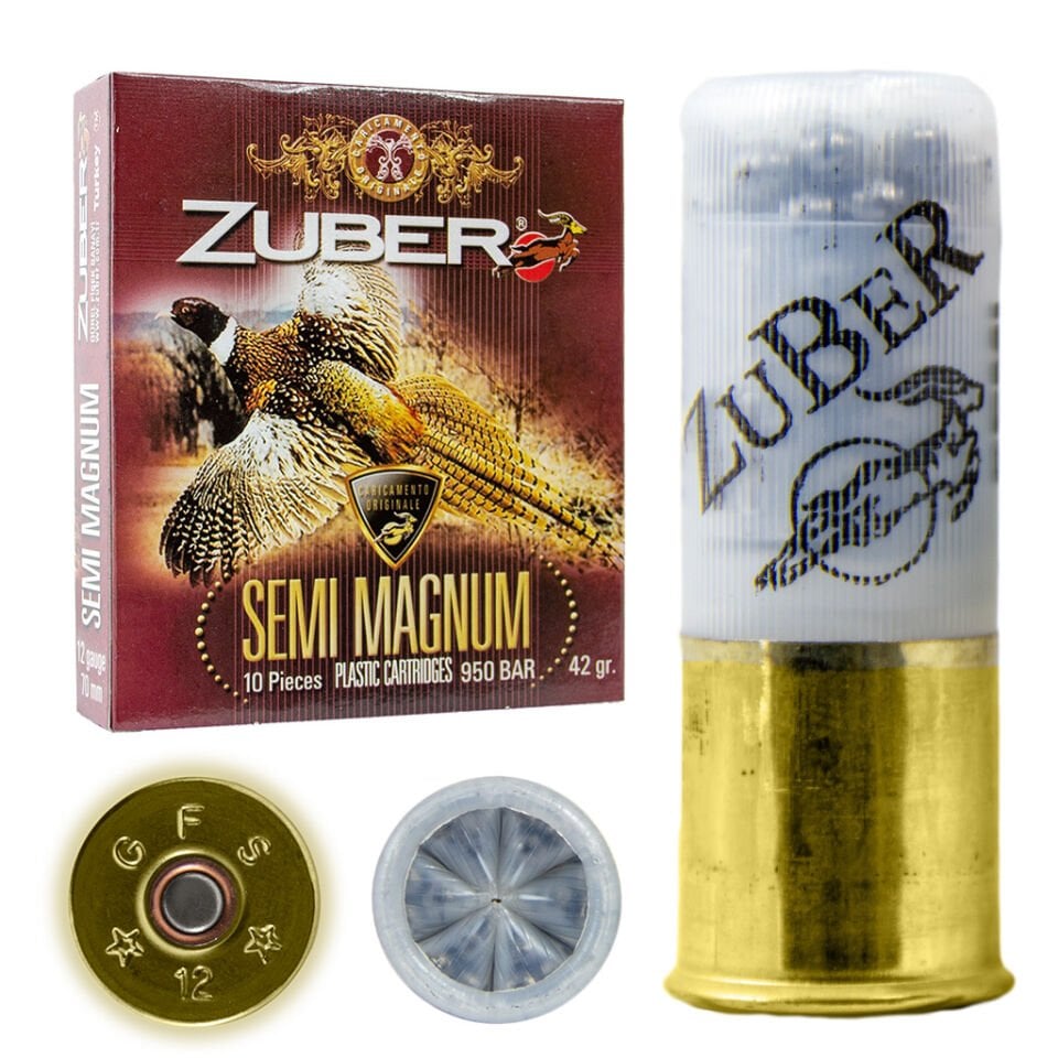 ZUBER SEMI MAGNUM AV FİŞEĞİ 12 CAL 42 GR