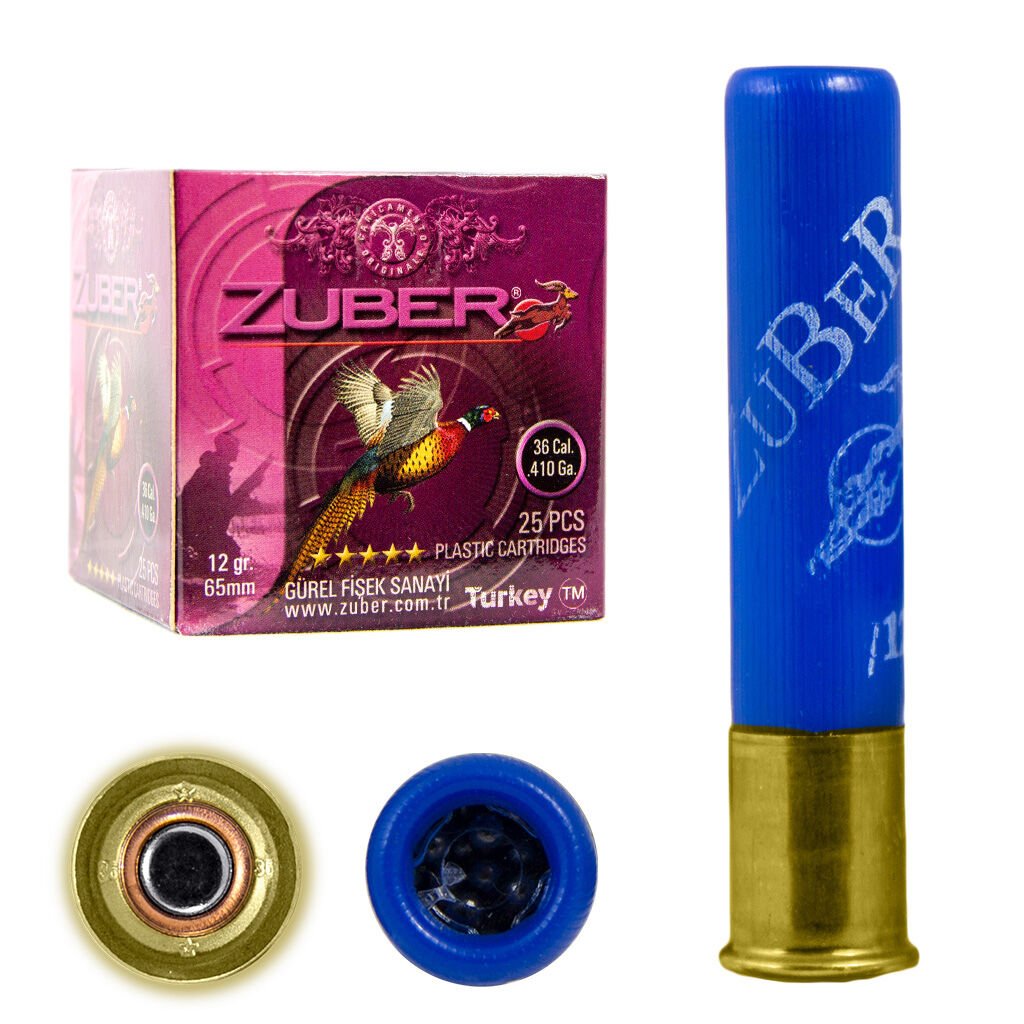 ZUBER AV FİŞEĞİ .410 CAL 12 GR