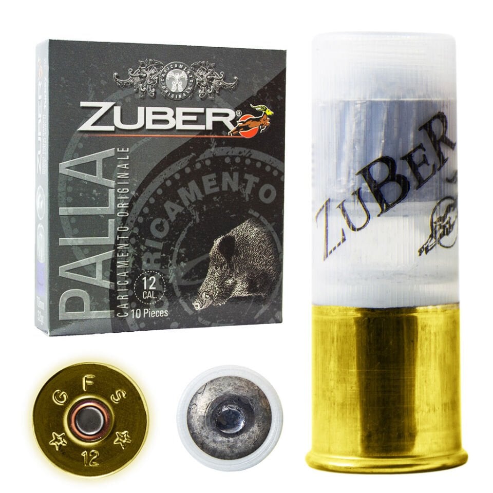 ZUBER PALLA TEK KURŞUN FİŞEĞİ 12 CAL