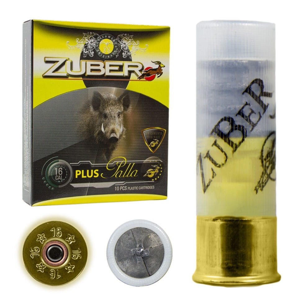 ZUBER PLUS PALLA TEK KURŞUN FİŞEĞİ 16 CAL
