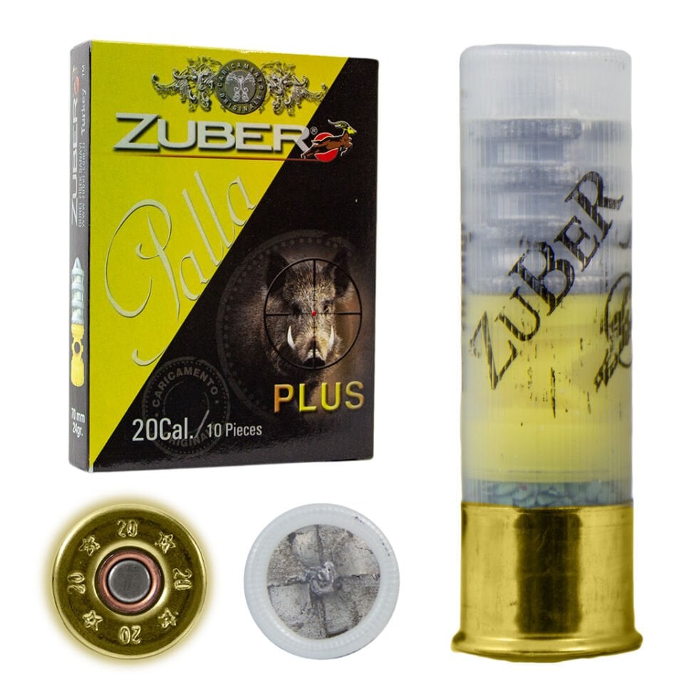 ZUBER PALLA PLUS TEK KURŞUN FİŞEĞİ 20 CAL 26 GR