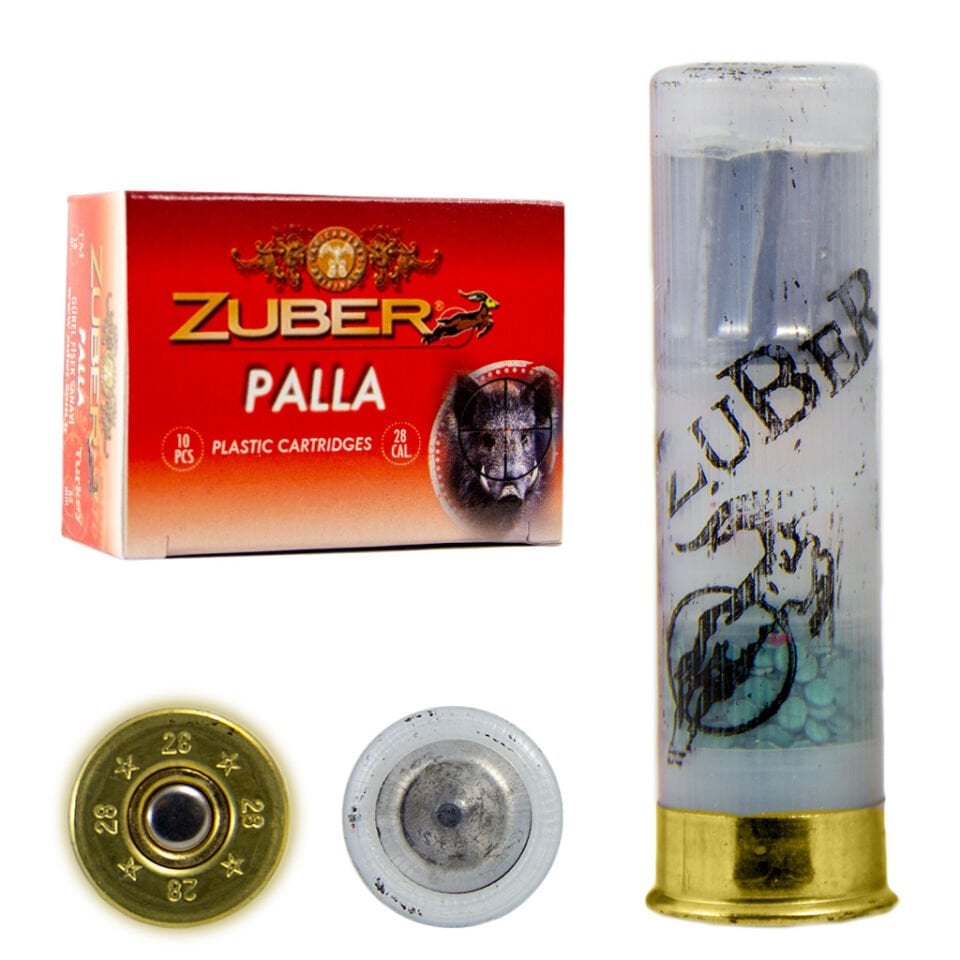 ZUBER PALLA TEK KURŞUN FİŞEĞİ 28 CAL