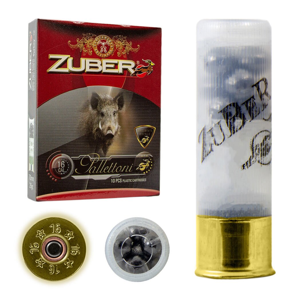 ZUBER PALLETTONI ŞEVROTİN AV FİŞEĞİ 16 CAL 28 GR