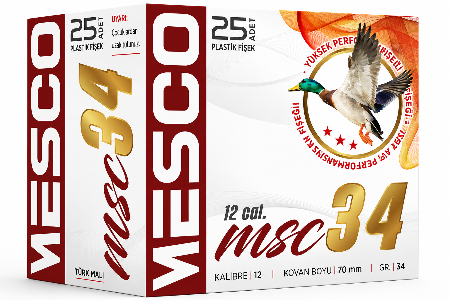 MESCO 34 GR AV FİŞEĞİ 12 CAL 70 MM