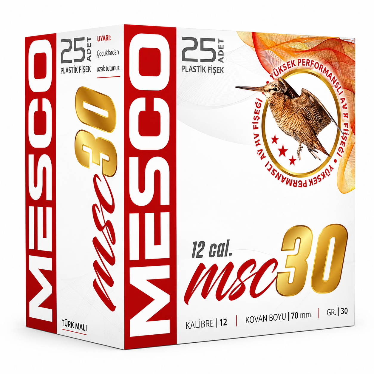 MESCO 30 GR AV FİŞEĞİ 12 CAL 70 MM