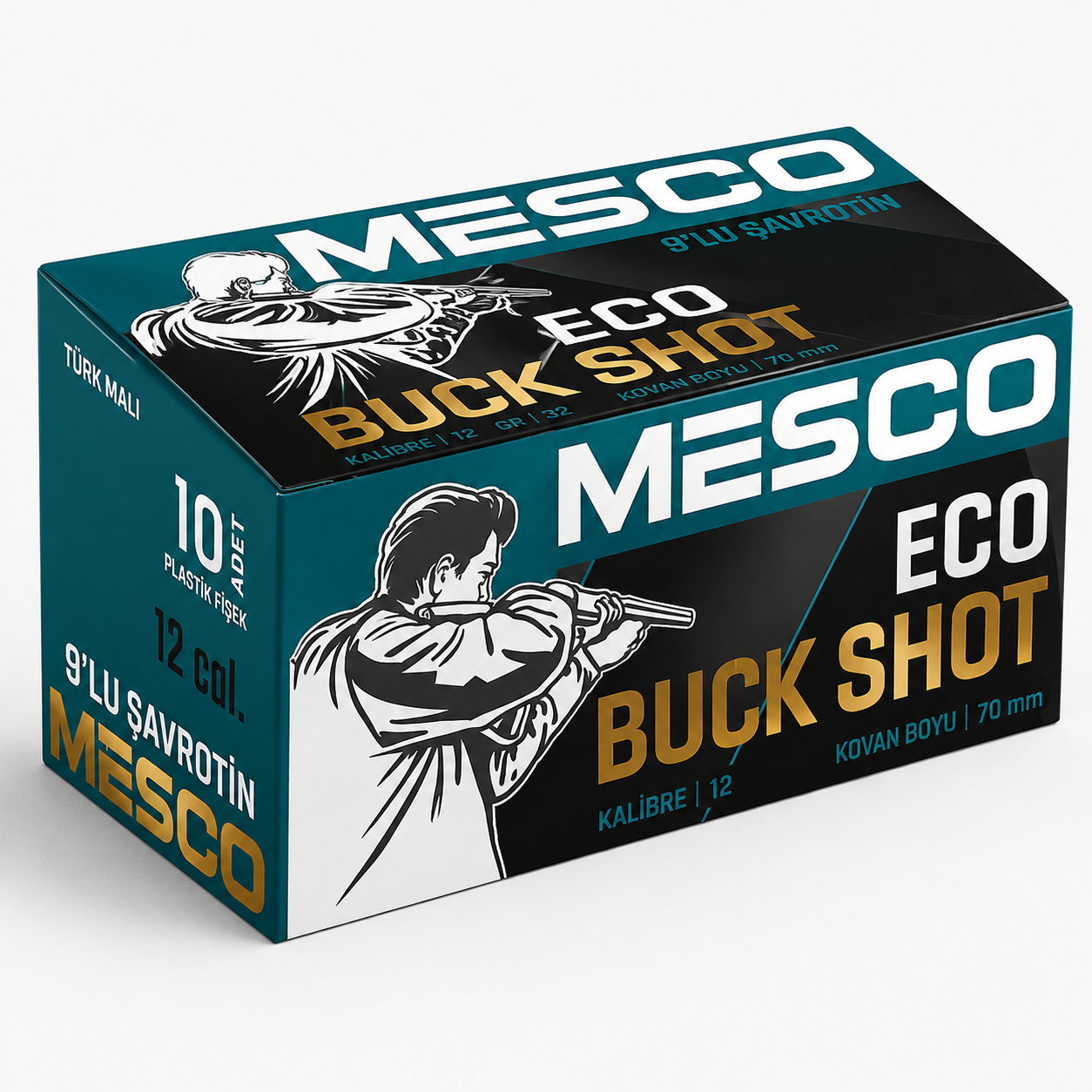 MESCO ECO BUCK SHOT 9'LU ŞAVROTİN 12 CAL 32 GR 70 MM